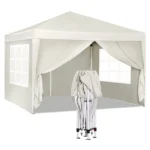 WOLTU Tenda da Giardino Pieghevole 3x3m Impermeabile Protezione UV con Borsa per il Trasporto, Riparo Parasole, Gazebo da Campeggio