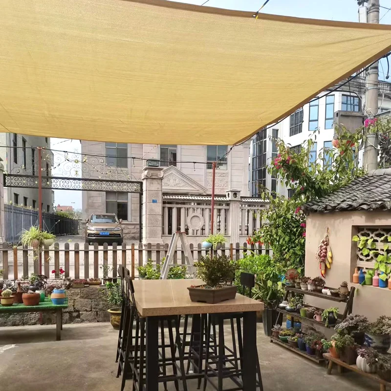 Sb8306a93da564f19bab701dc2a2b4b33M.webp 200GSM di Alta Qualità Addensare Anti UV HDPE Ombreggiatura del Sole Maglia Casa Blacony Recinzione Rete Schermo Gazebo Pergola Parole