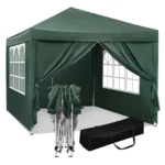 WOLTU Tenda da Giardino Pieghevole 3x3m Impermeabile Protezione UV con Borsa per il Trasporto, Riparo Parasole, Gazebo da Campeggio
