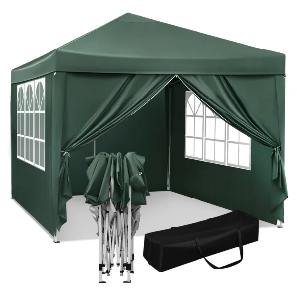 WOLTU Tenda da Giardino Pieghevole 3x3m Impermeabile Protezione UV con Borsa per il Trasporto, Riparo Parasole, Gazebo da Campeggio