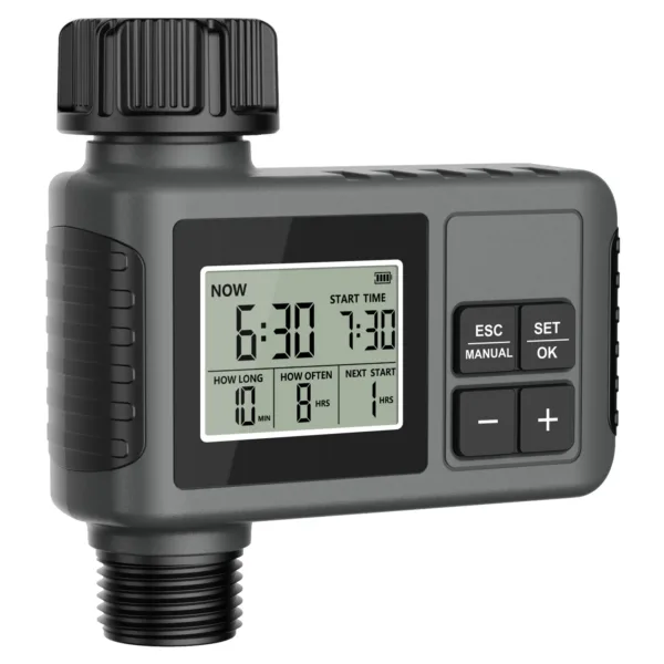 Programmatore automatico dell'acqua Sistema di irrigazione per irrigazione Smart Dip Timer per tubo flessibile per rubinetto da giardino per cortile esterno domestico IPX5