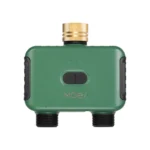 Timer Irrigazione Intelligente MOES ZigBee a 2 Prese - Ingresso in Ottone Programmabile con Filtro, Controllo Tramite App Tuya/Alexa/Google Home
