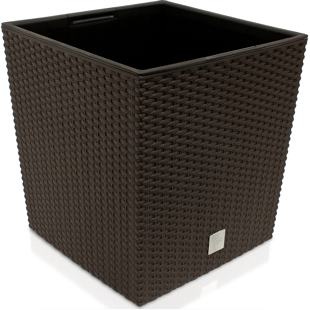 a-de-192712g.jpg Vaso da esterno Rato Low set 2 pz marrone 39x39x40,5cm - immagine 1