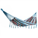 Amaca con frange portata fino 300kg blu 320x150cm