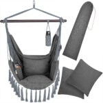 Poltrona sospesa antracite 170x100x150cm