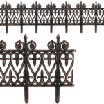 Bordure per aiuole 5 pz look ottone 9,50m