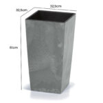 Vaso per fiori Grigio 49L - immagine 4
