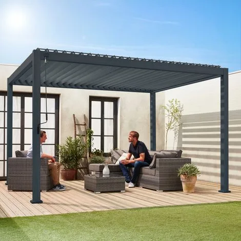 Sweeek – pergola bioclimatica 3 x 4 m in alluminio