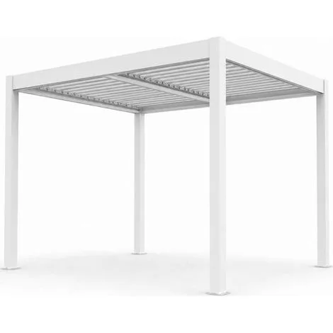Verdelook – pergola bioclimatica bianca 3 x 3 m