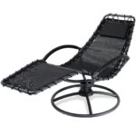 Lettino relax  a dondolo Eve antracite