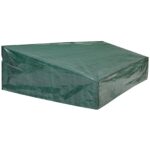 Copertura mobili da giardino Verde 197x68x32/62cm