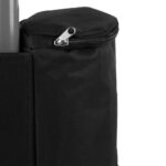 Zavorre per gazebo 4 pz neri riempibili 26x13x46cm - immagine 4