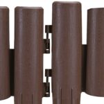 Bordure per aiuole 5 pz marrone 11,20m - immagine 2