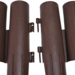 Bordure per aiuole 3 pz marrone 6,72m - immagine 2