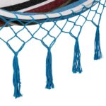 Amaca con frange portata fino 300kg blu 320x150cm - immagine 2
