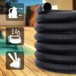 Tubo per piscina nero Ø38mm x 14m - immagine 2
