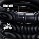 Tubo per piscina nero Ø38mm x 6m - immagine 2