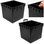 Vaso da esterno Rato Low antracite 32x32x33cm 35L - immagine 4