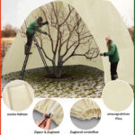 Telo protettivo per piante beige 1,2x1,8m - immagine 2