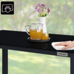 Gruppo di sedute da giardino Bern Premium 7 pezzi in alluminio antracite - immagine 2