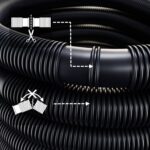 Tubo per piscina nero Ø32mm x 10m - immagine 2