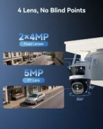 IMOU Cruiser Pano Z — telecamera da esterno 5MP + 4MP + 4MP — vista 2