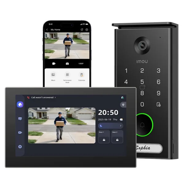 IMOU VDP7 — videocitofono 5MP 3K con monitor da 7 pollici